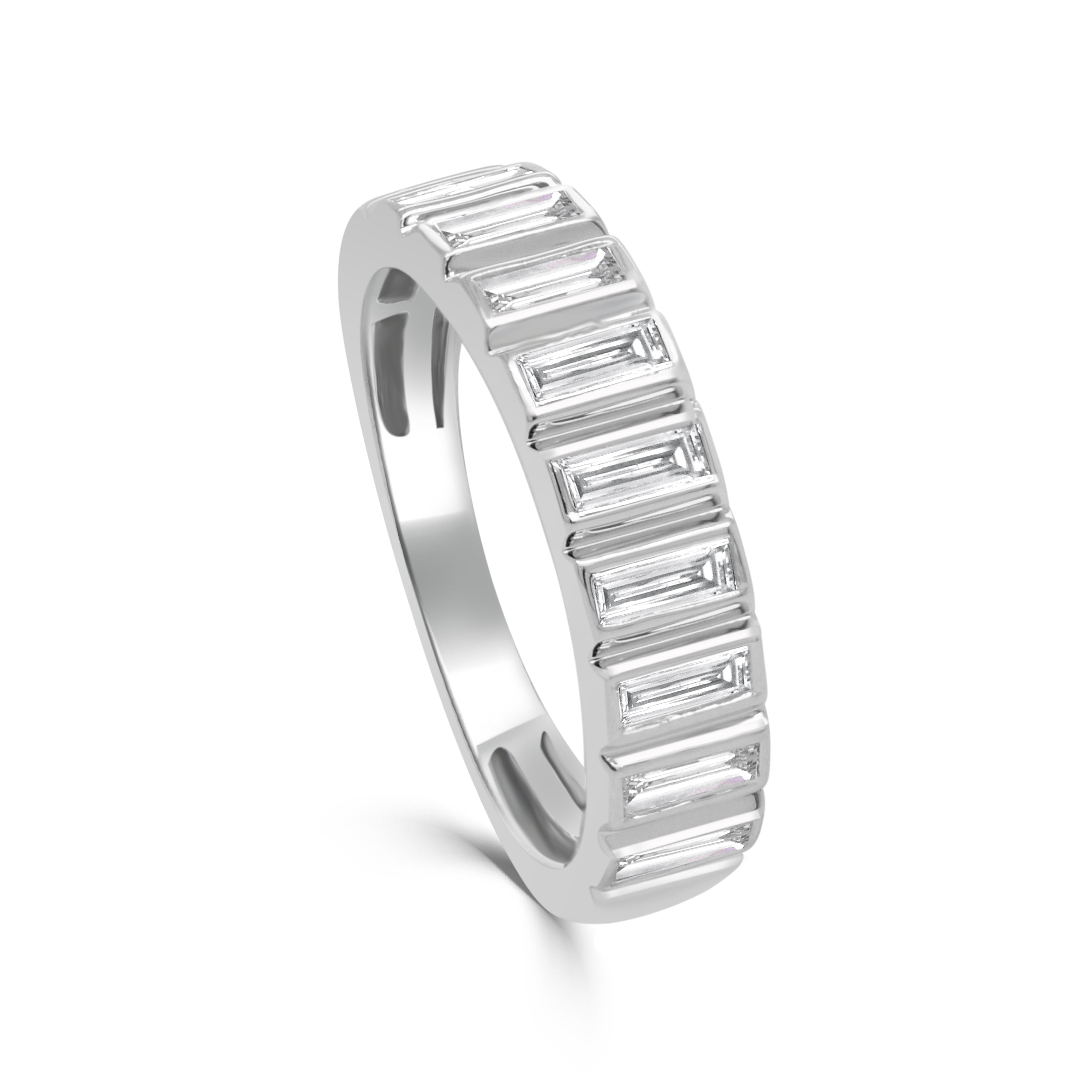 Baguette Diamond Band