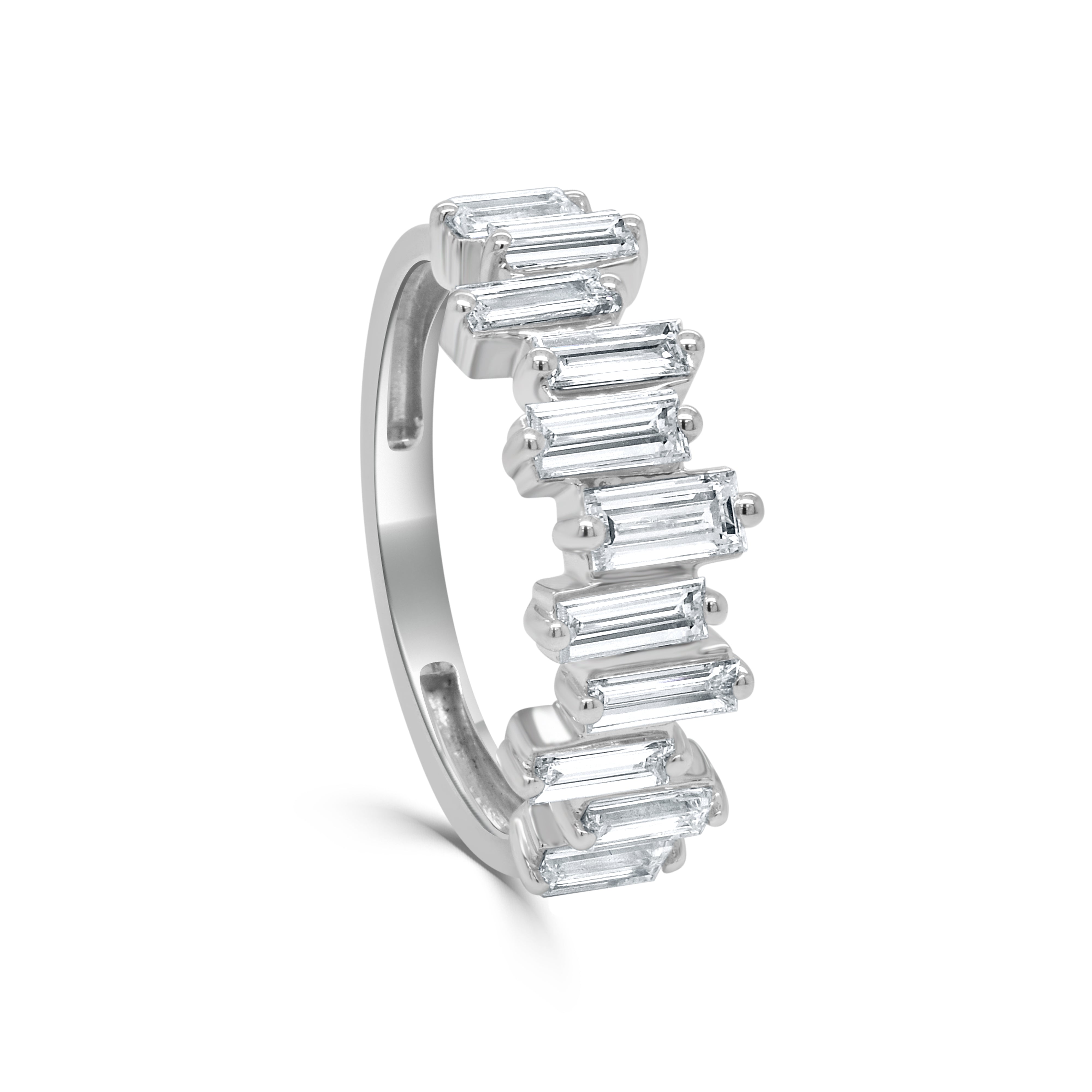Straight Baguette Diamond Ring