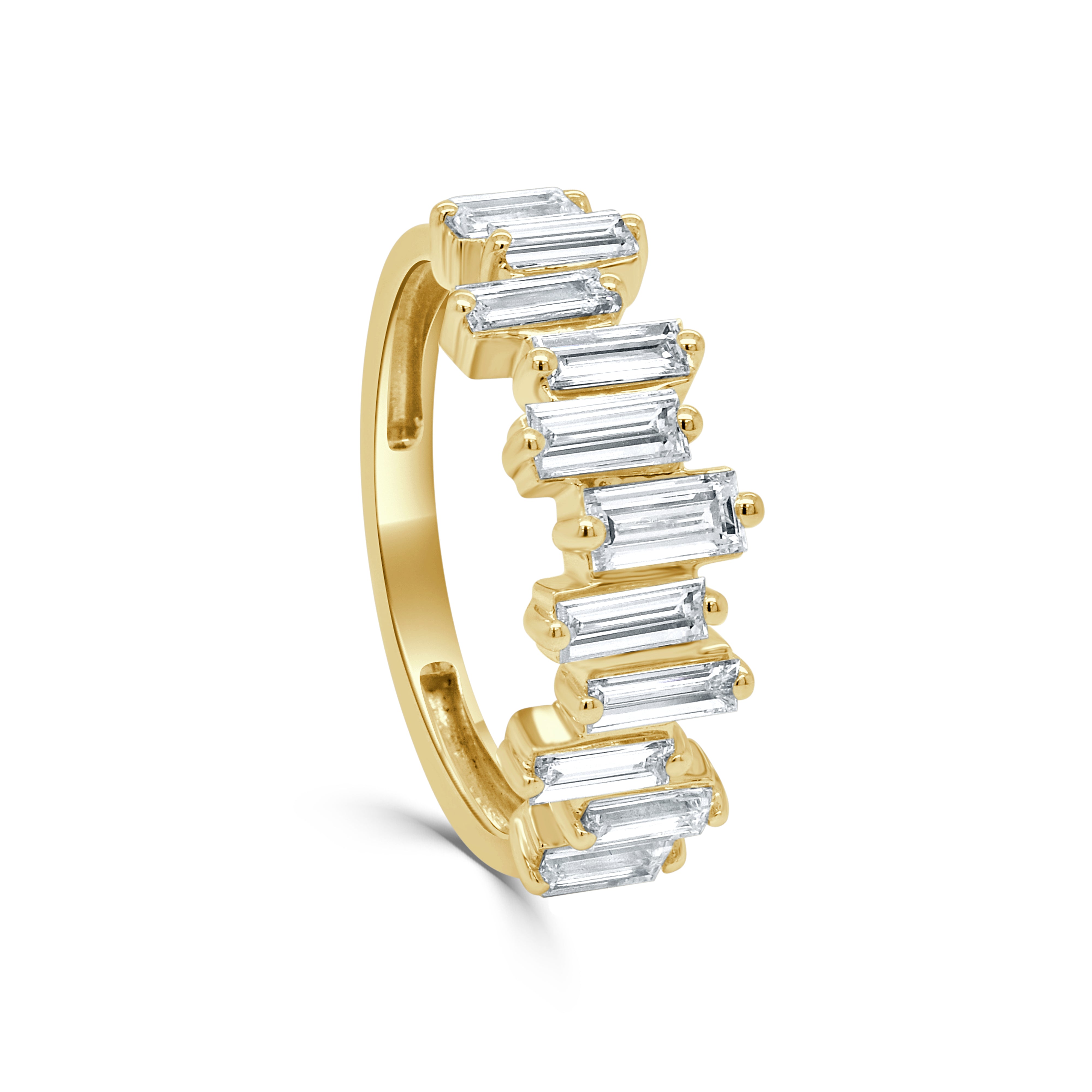 Straight Baguette Diamond Ring