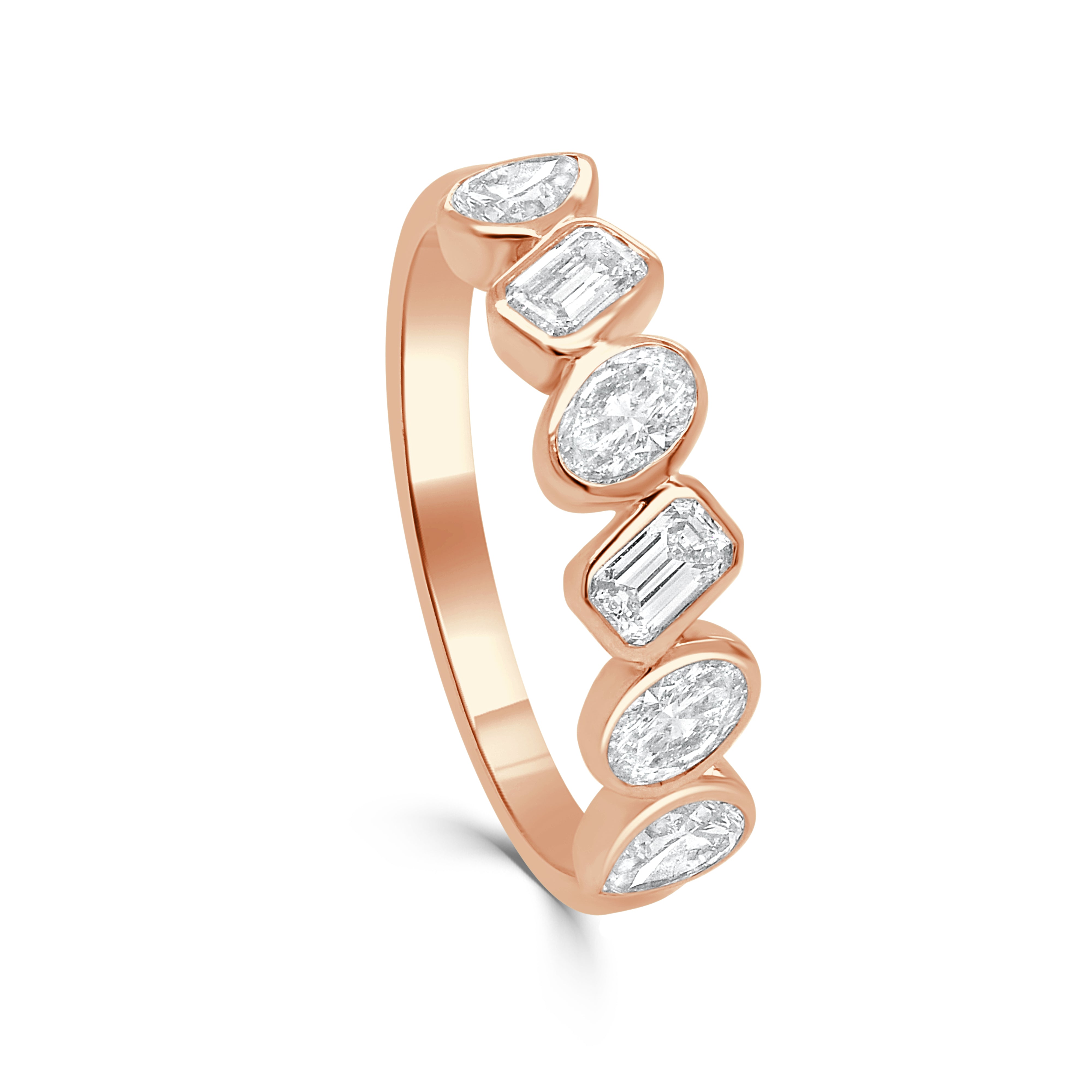 Gold Mixed Fancy Shape Diamond Ring