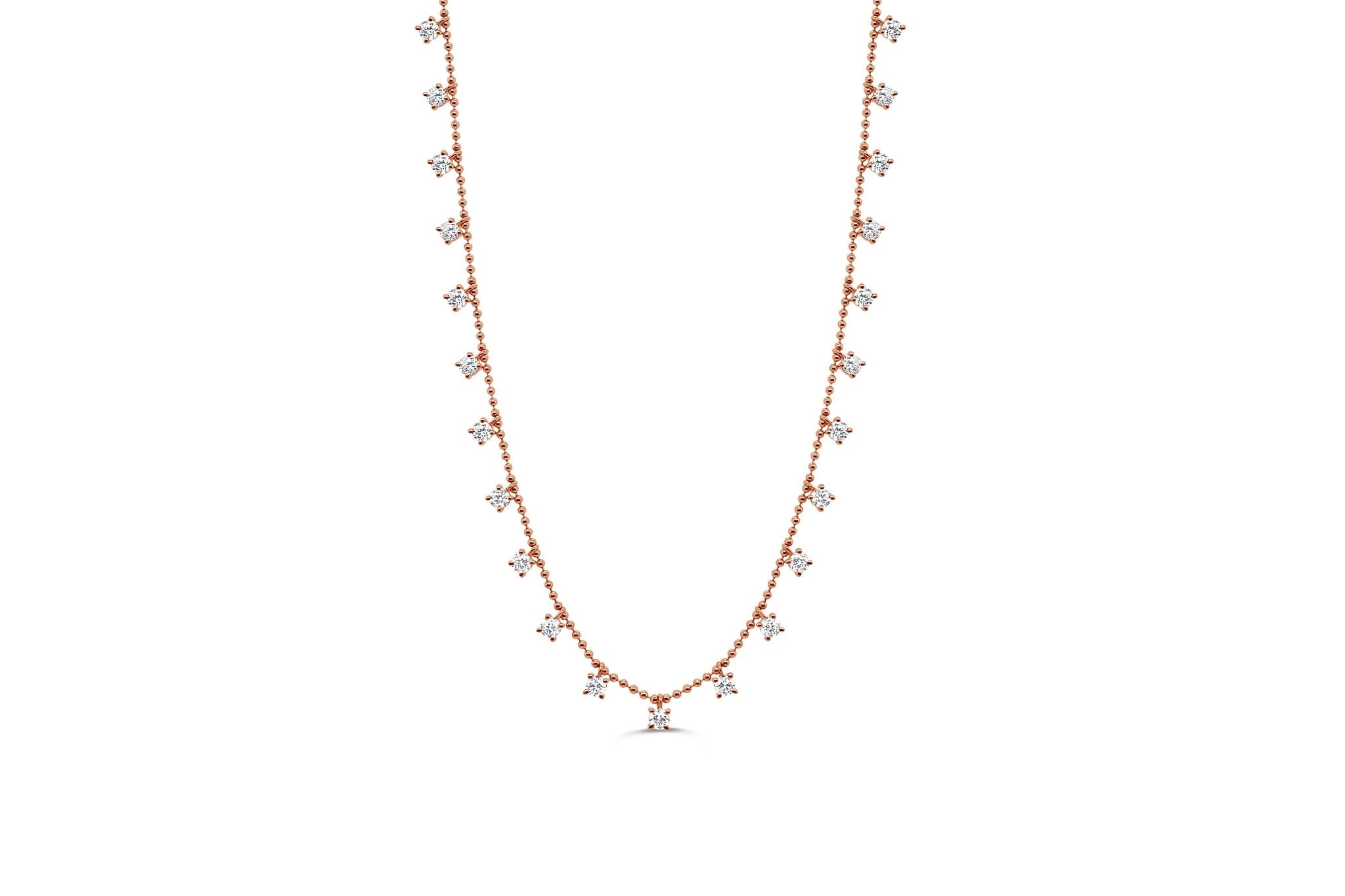 Bead Diamond Necklace