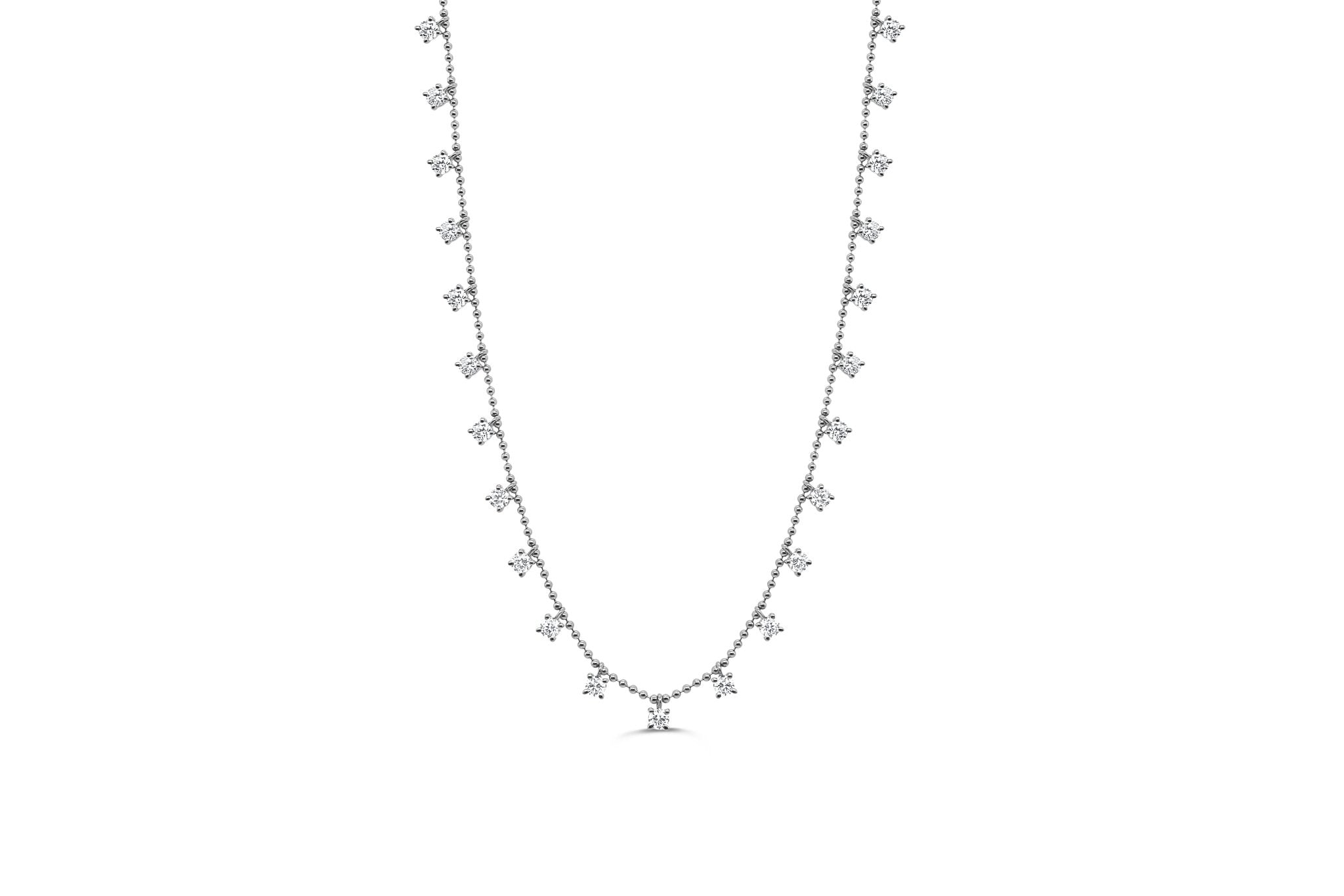 Bead Diamond Necklace