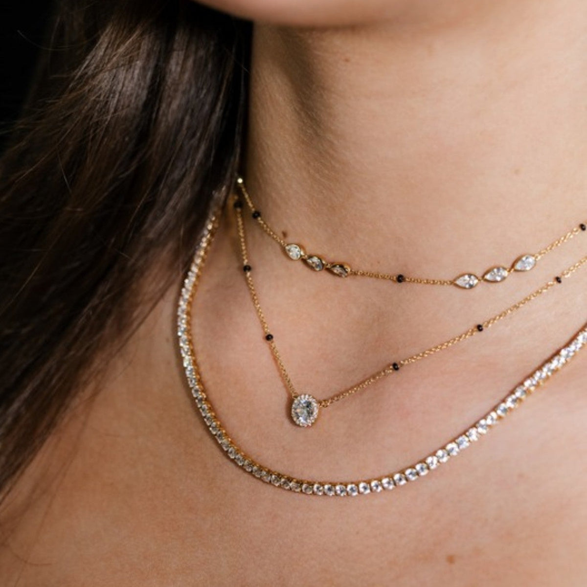 Bezel Eternity Diamond Mangalsutra