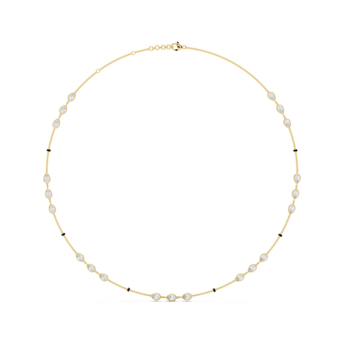 Bezel Eternity Diamond Mangalsutra
