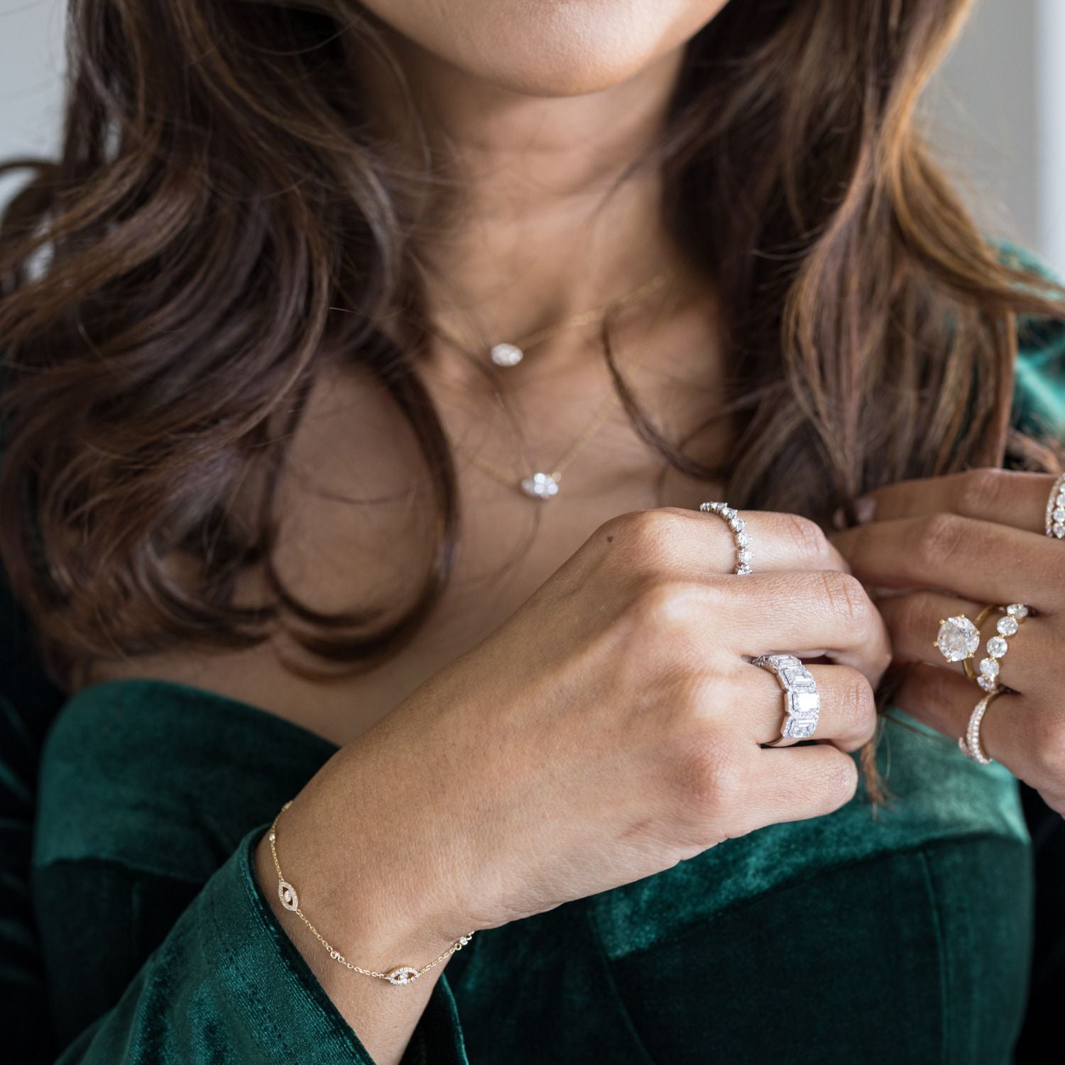 Classic 3 Prong Diamond Eternity Band