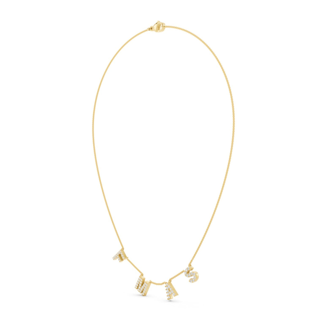 Custom Initials Station Necklace