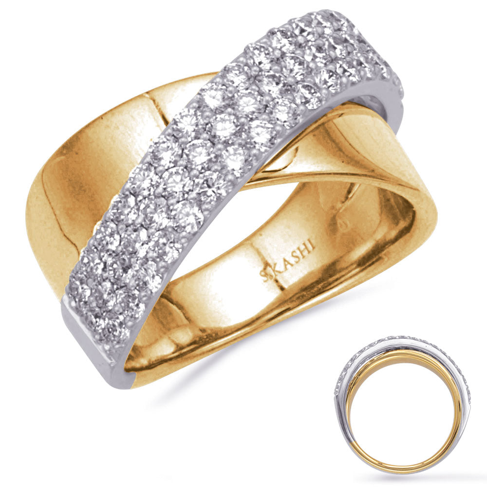 Golden Crossover Ring