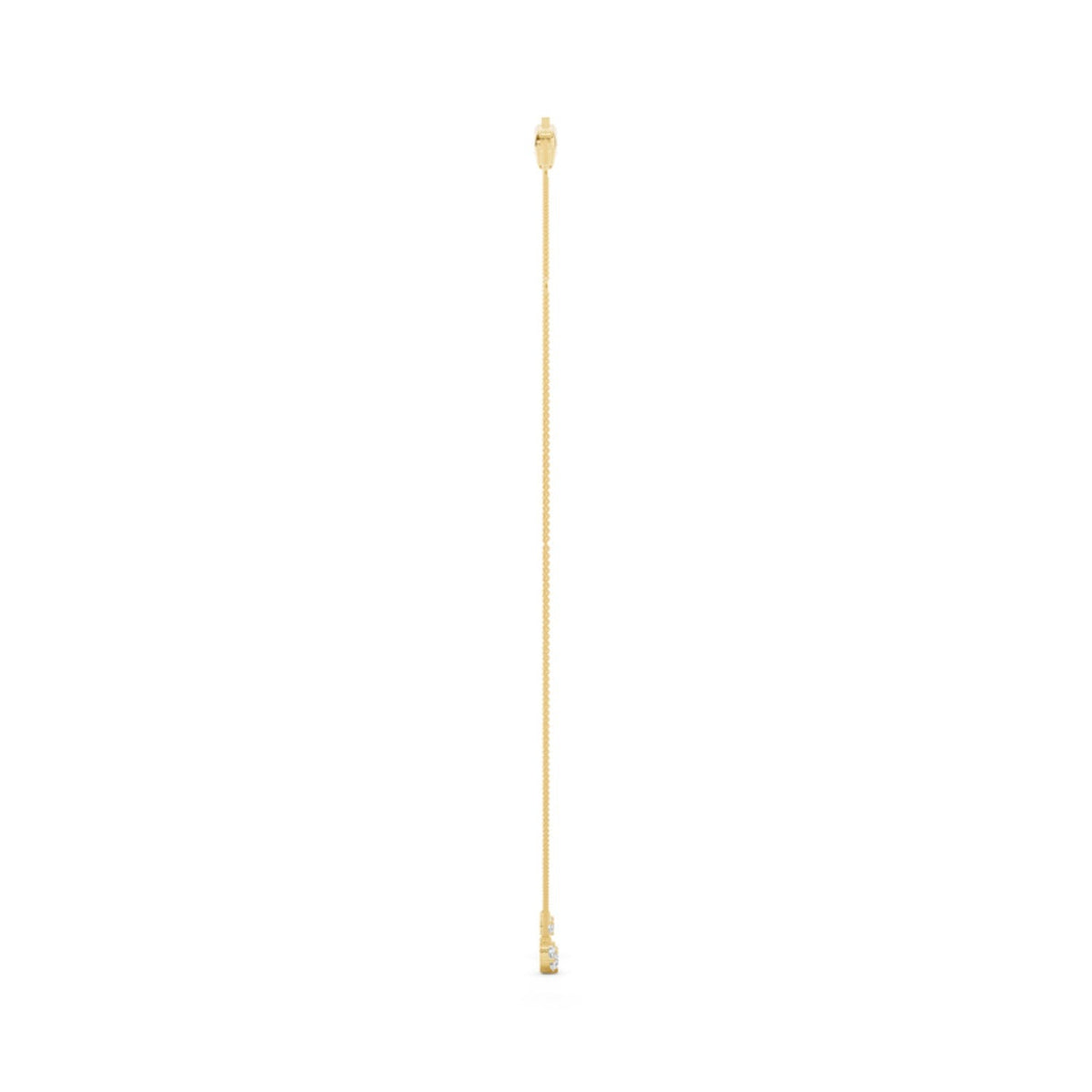 Dainty Diamond Droplet Necklace