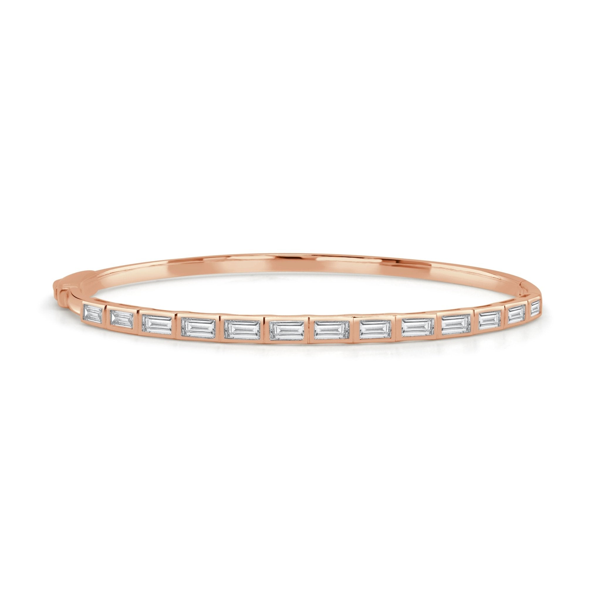 Diamond Baguette Bangle