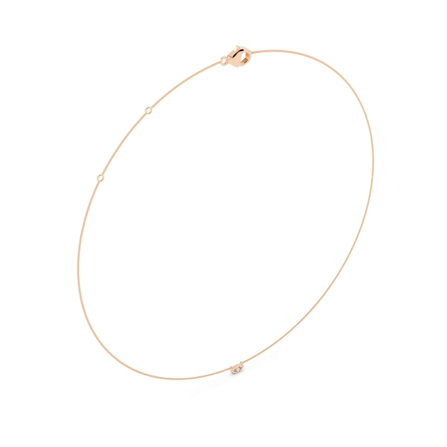 Diamond Eye of Protection Necklace