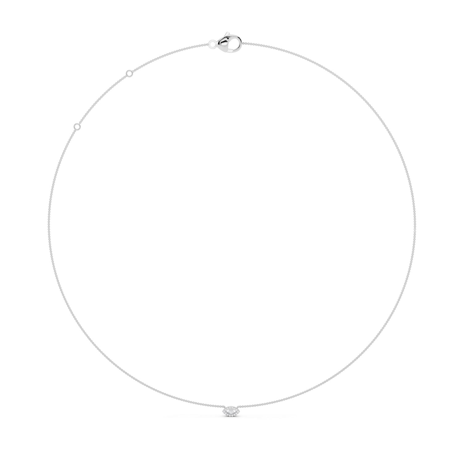 Diamond Eye of Protection Necklace