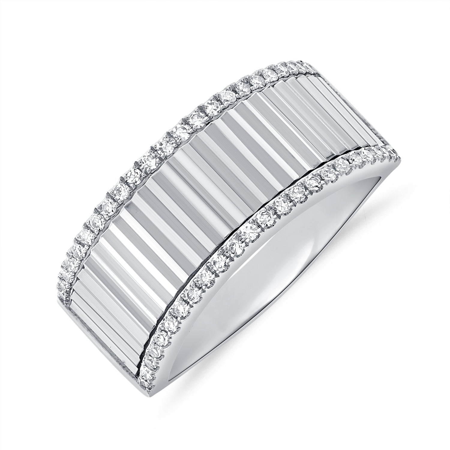 Diamond Fluted Band