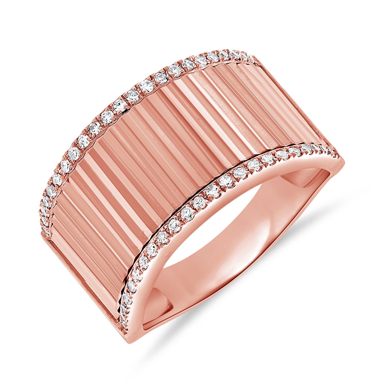 Diamond Fluted Band