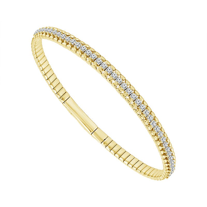 Diamond Icon Flexible Bangle
