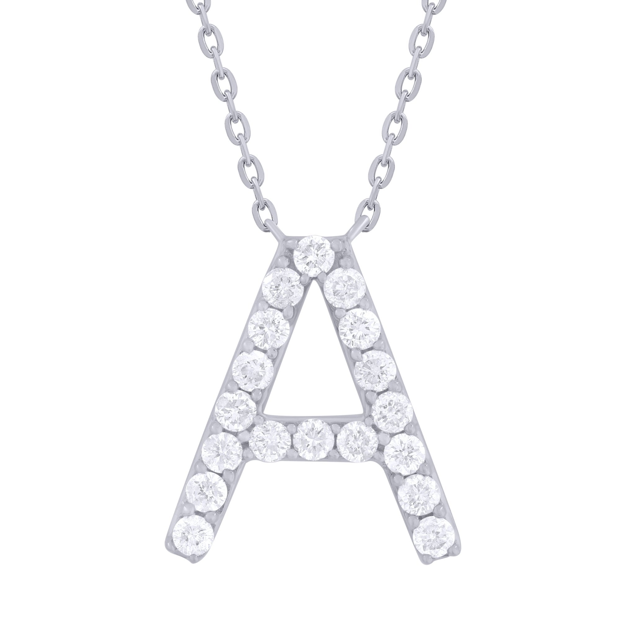 Diamond Initial Necklace