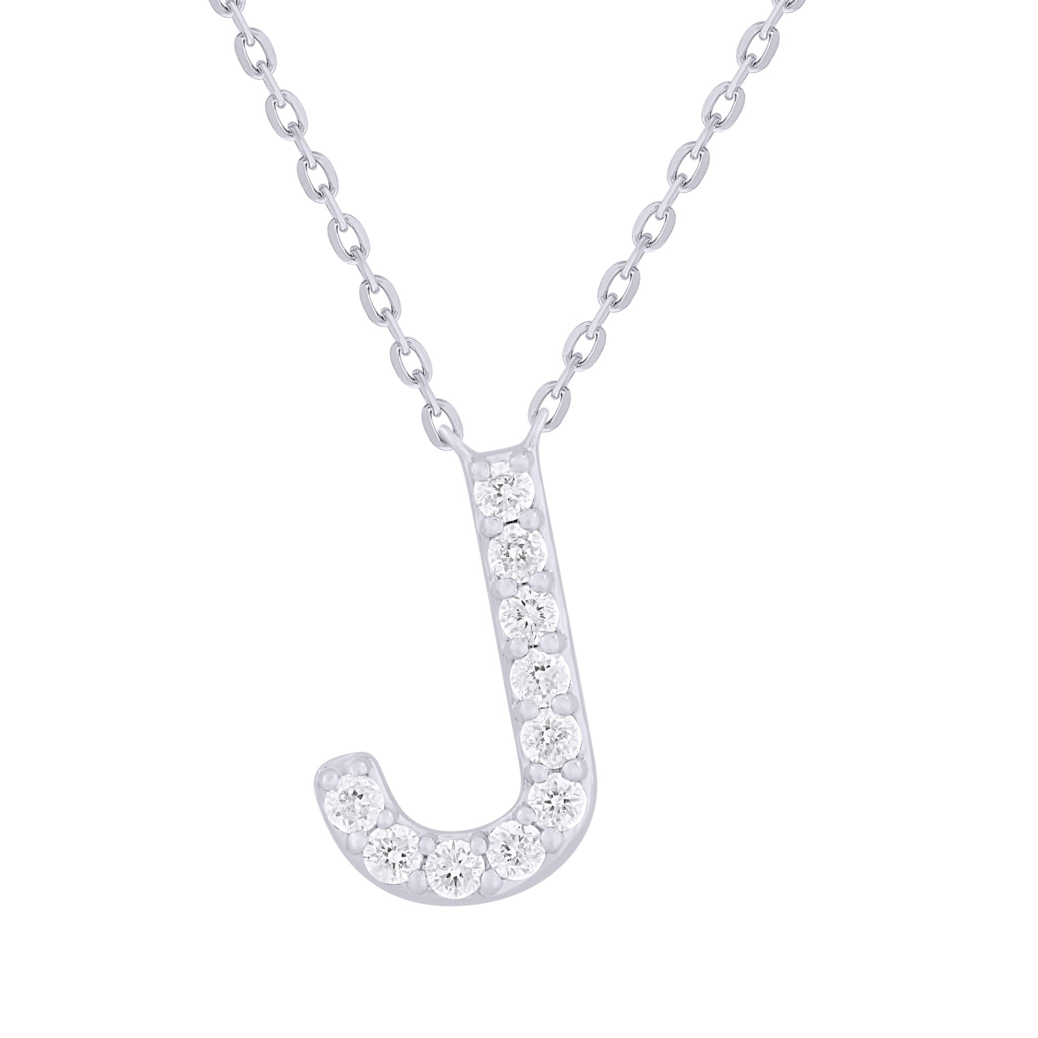 Diamond Initial Necklace