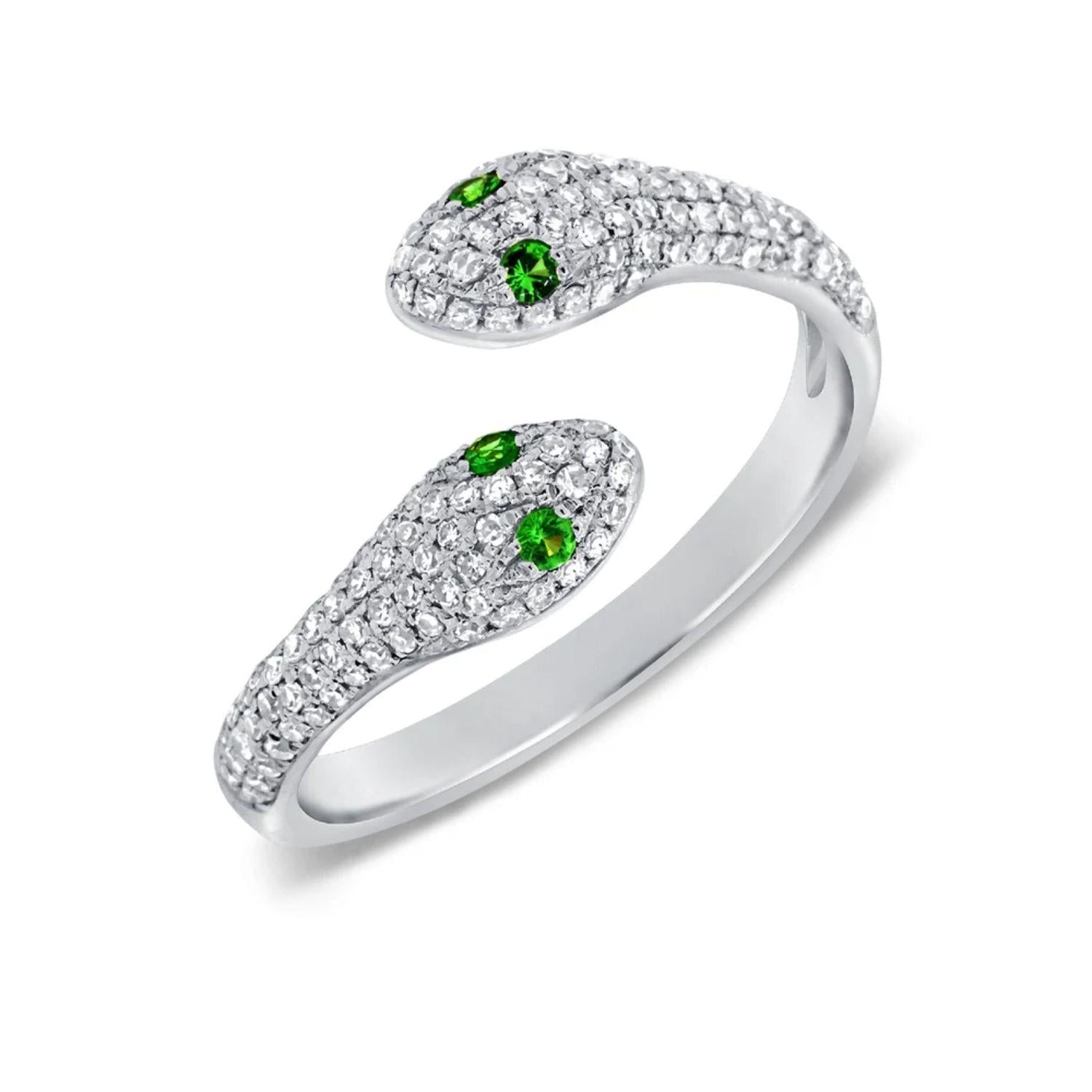 Diamond Snake Ring