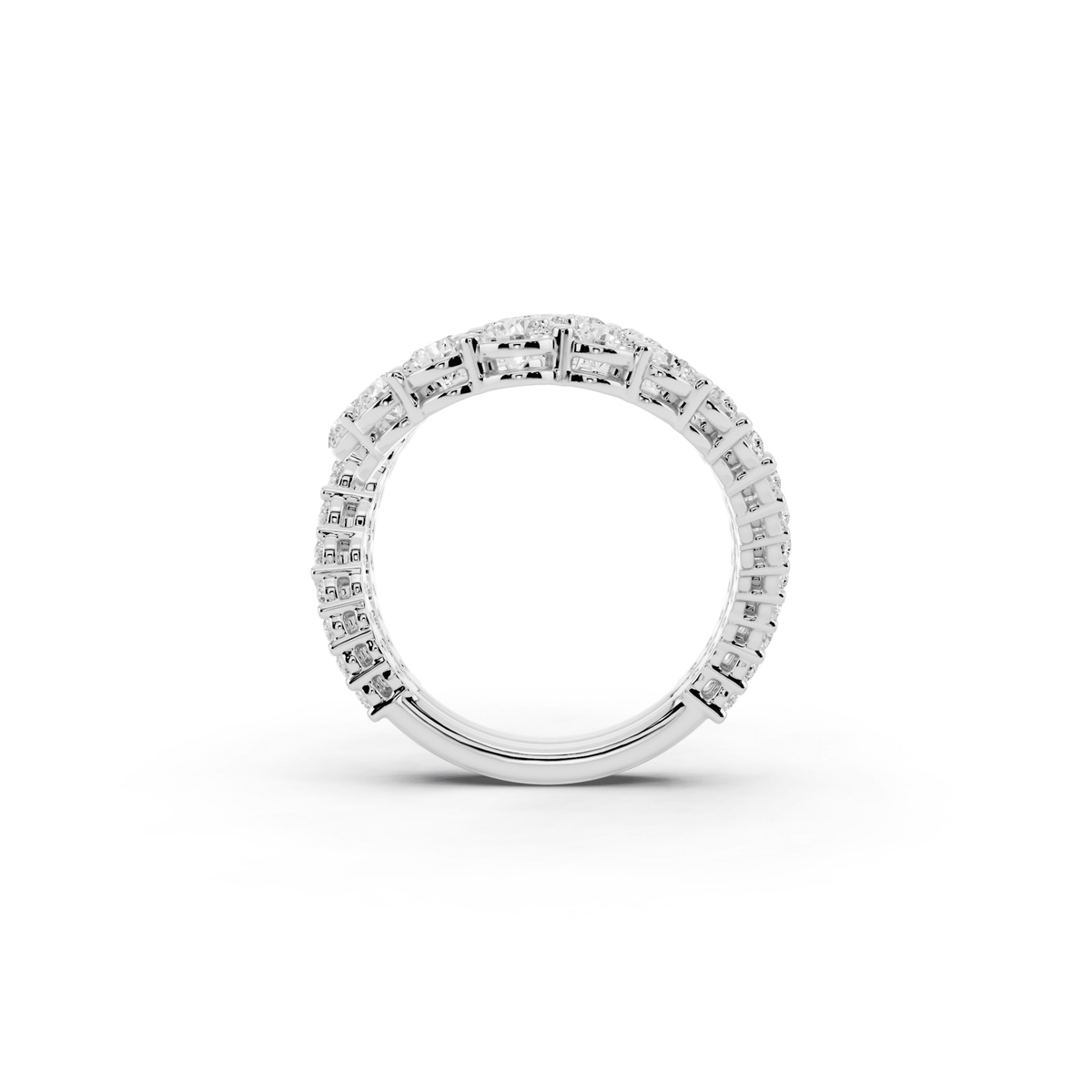Double Loop Lab-Grown Diamond Ring