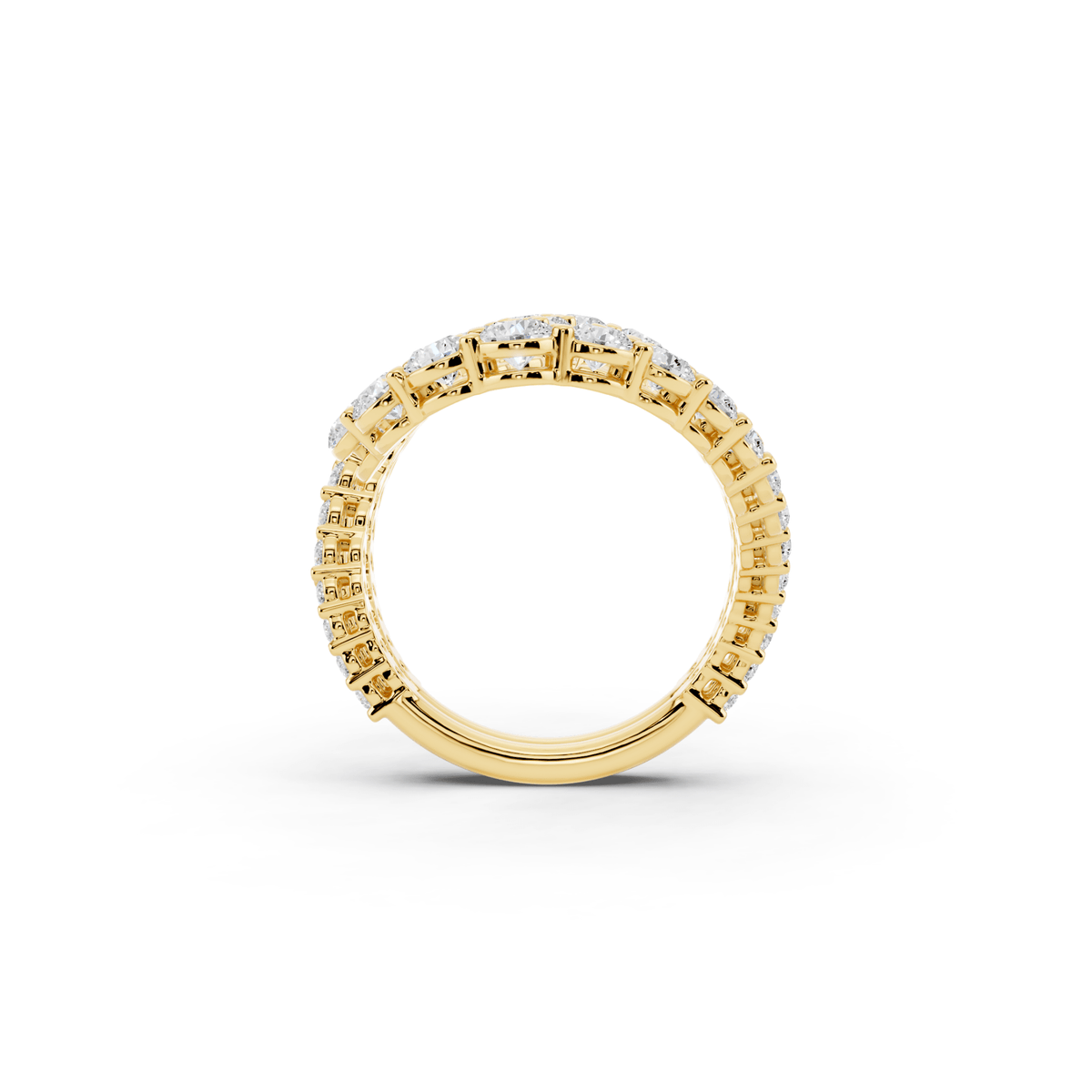 Double Loop Lab-Grown Diamond Ring