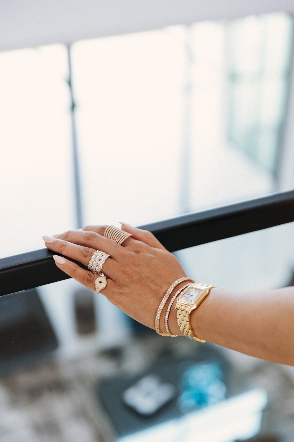 Eleven-Row Pavé Lab-Grown Diamond Ring