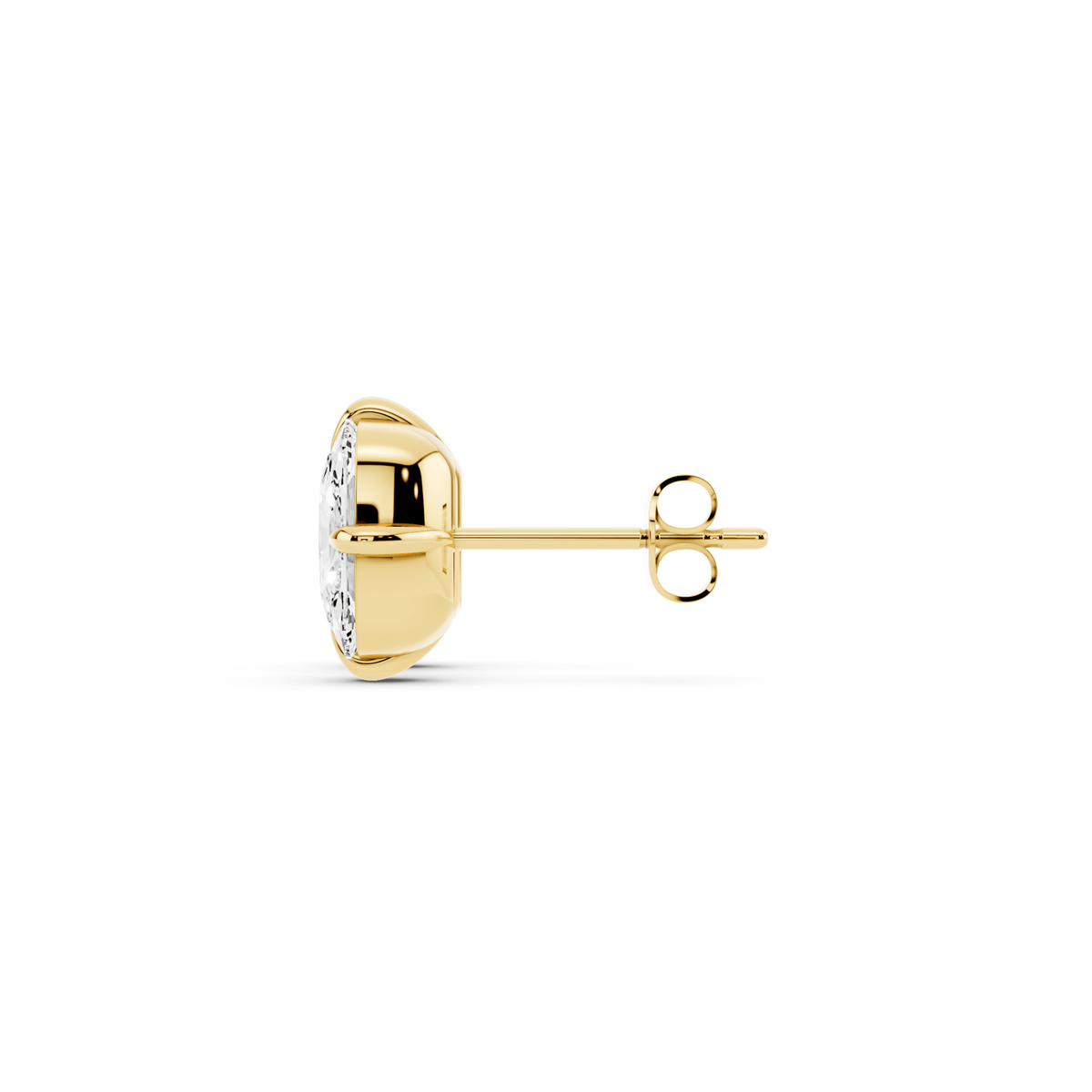 Elongated Cushion Lab-Grown Diamond Stud Earrings