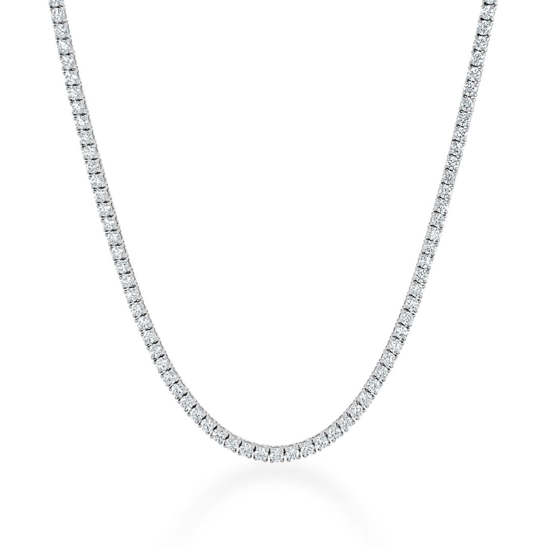 Essential Lab - Grown Diamond Tennis Necklace in 14K Gold