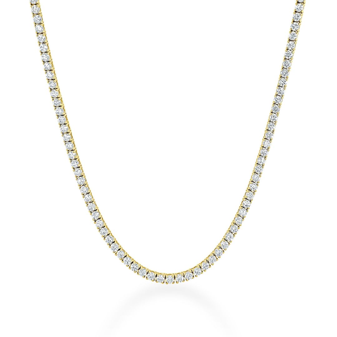 Essential Lab - Grown Diamond Tennis Necklace in 14K Gold