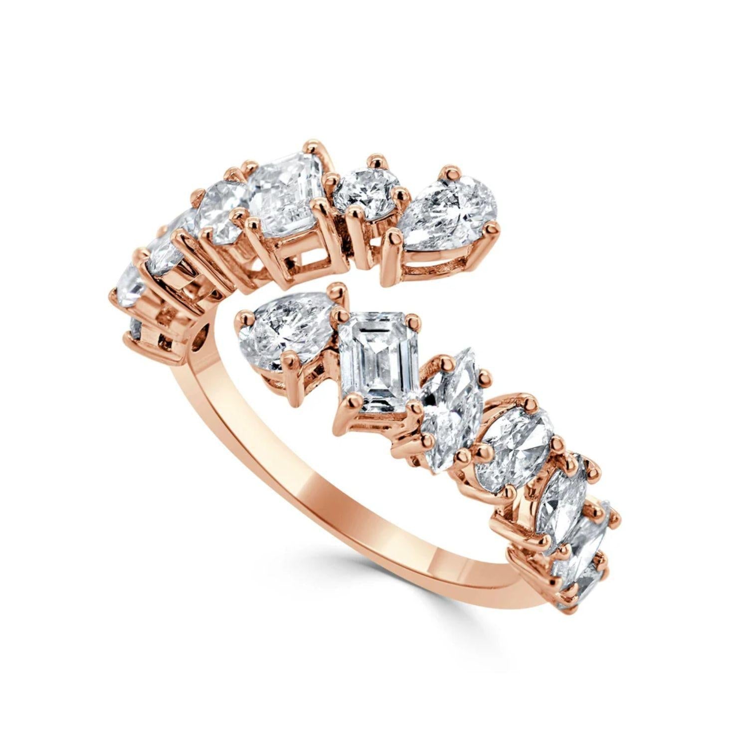 Fancy - Shape Diamond Wrap Ring