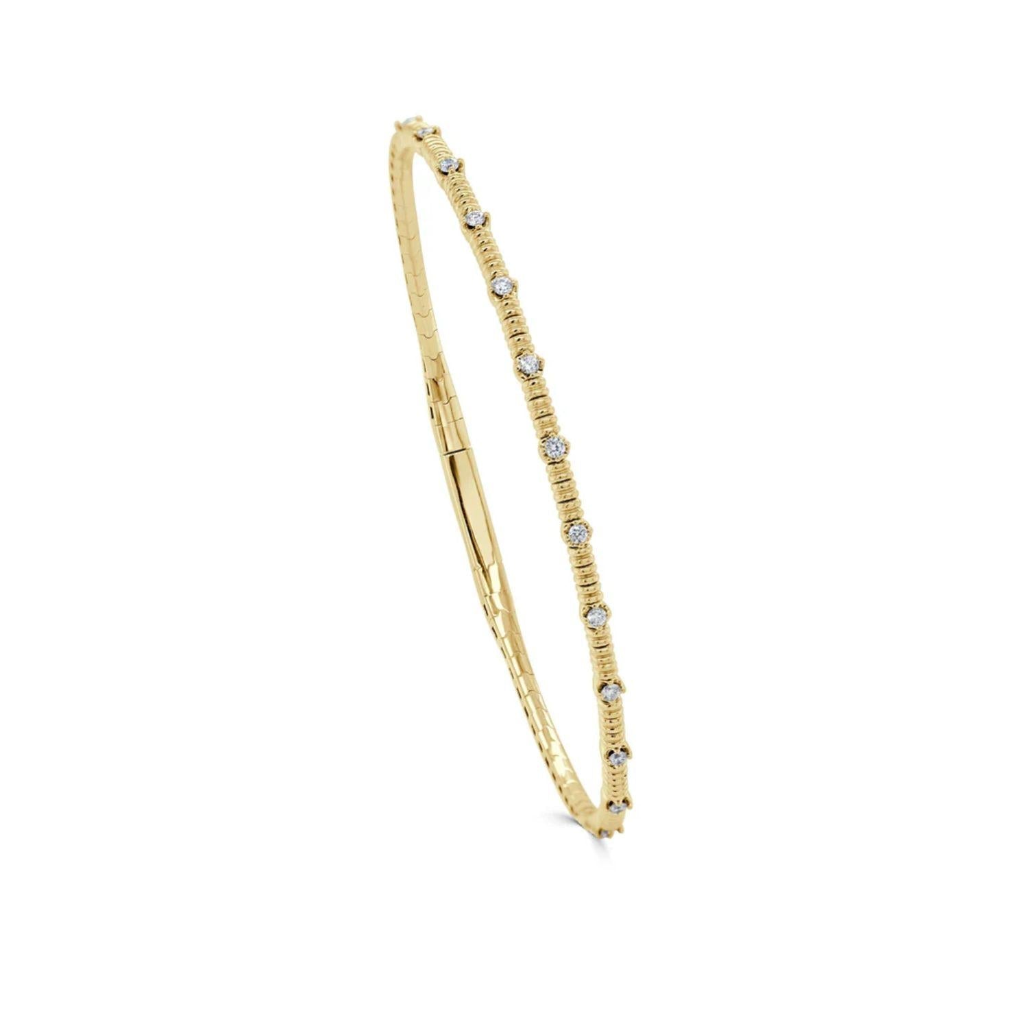 Flexible Diamond Bangle