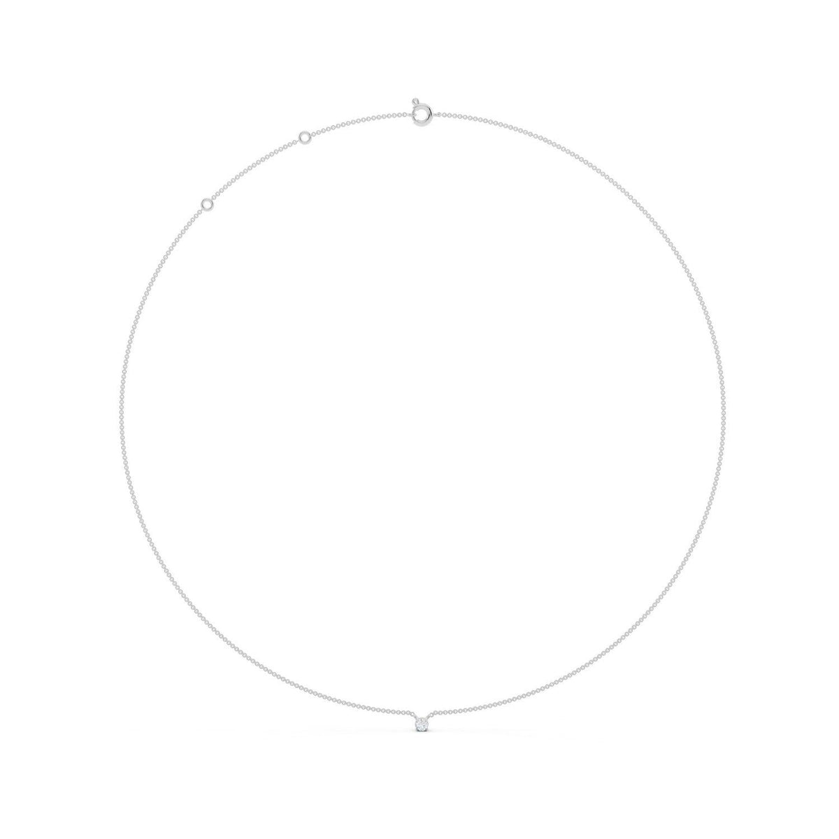 Floating Diamond Necklace