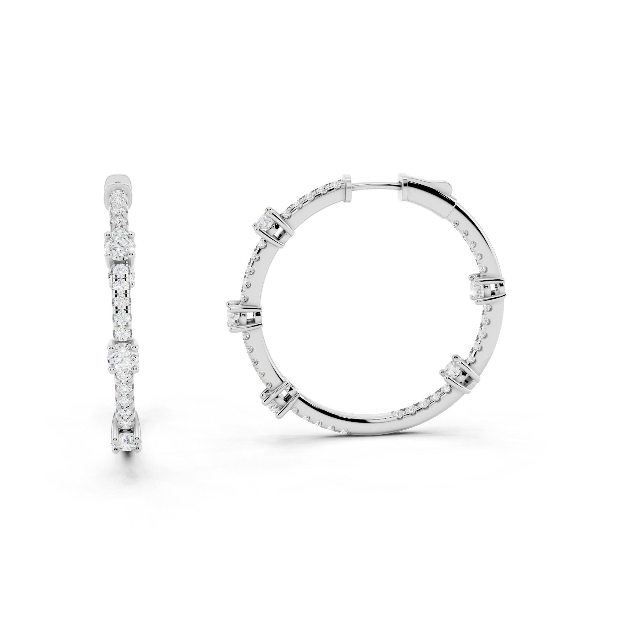 Glow Getter Hoop Earrings