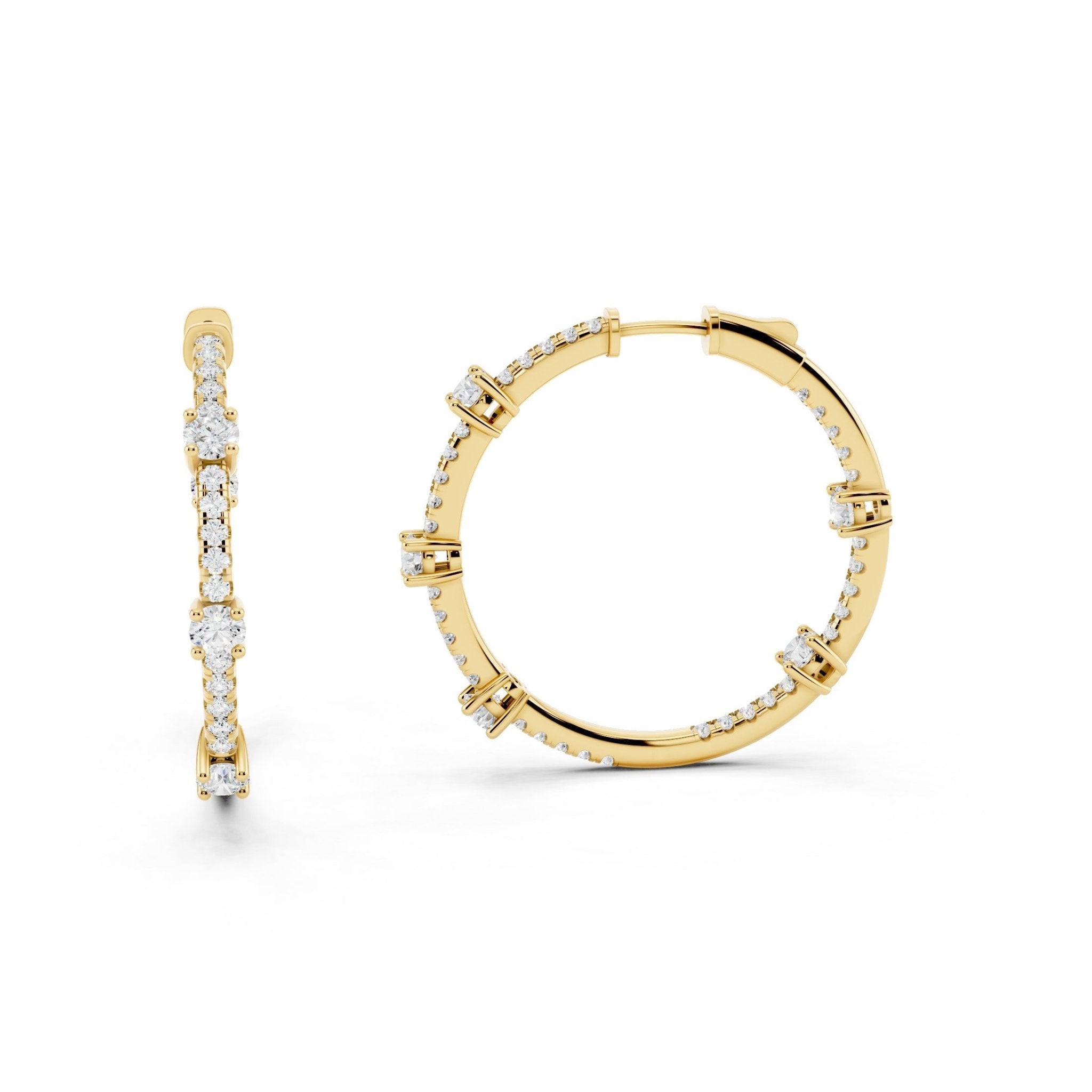 Glow Getter Hoop Earrings