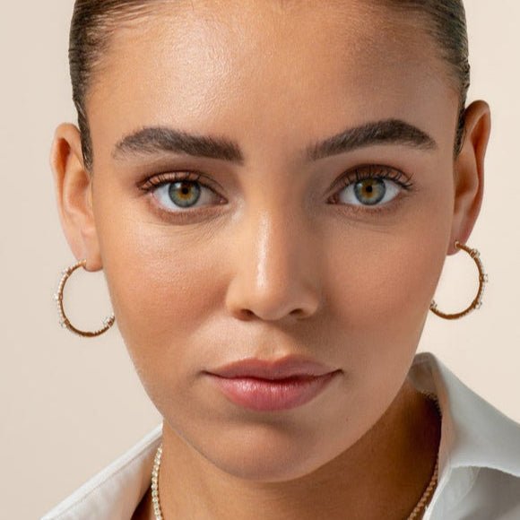 Glow Getter Hoop Earrings