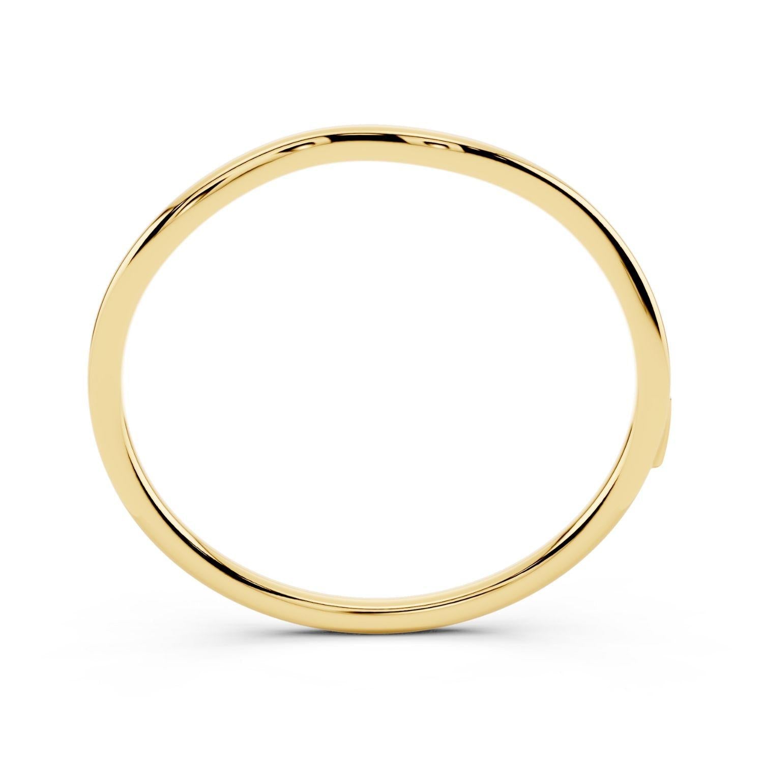 Gold Wave Bangle