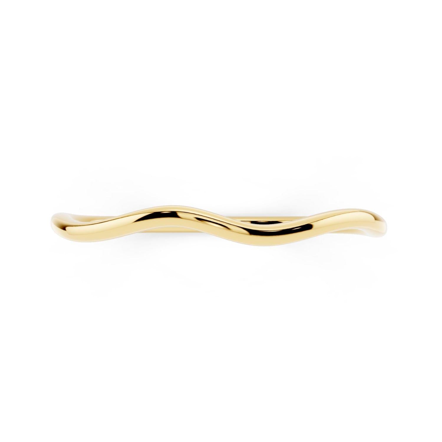 Gold Wave Bangle