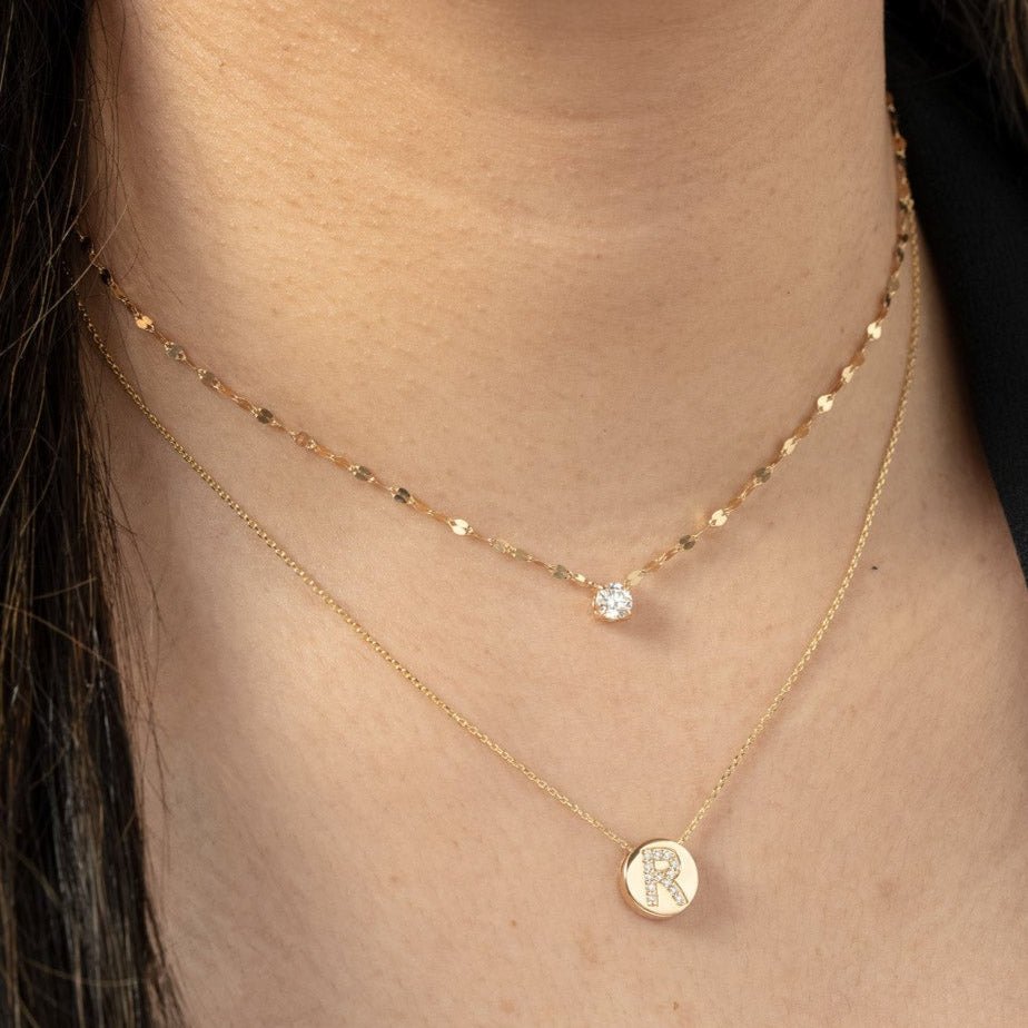 Golden Monogram Necklace