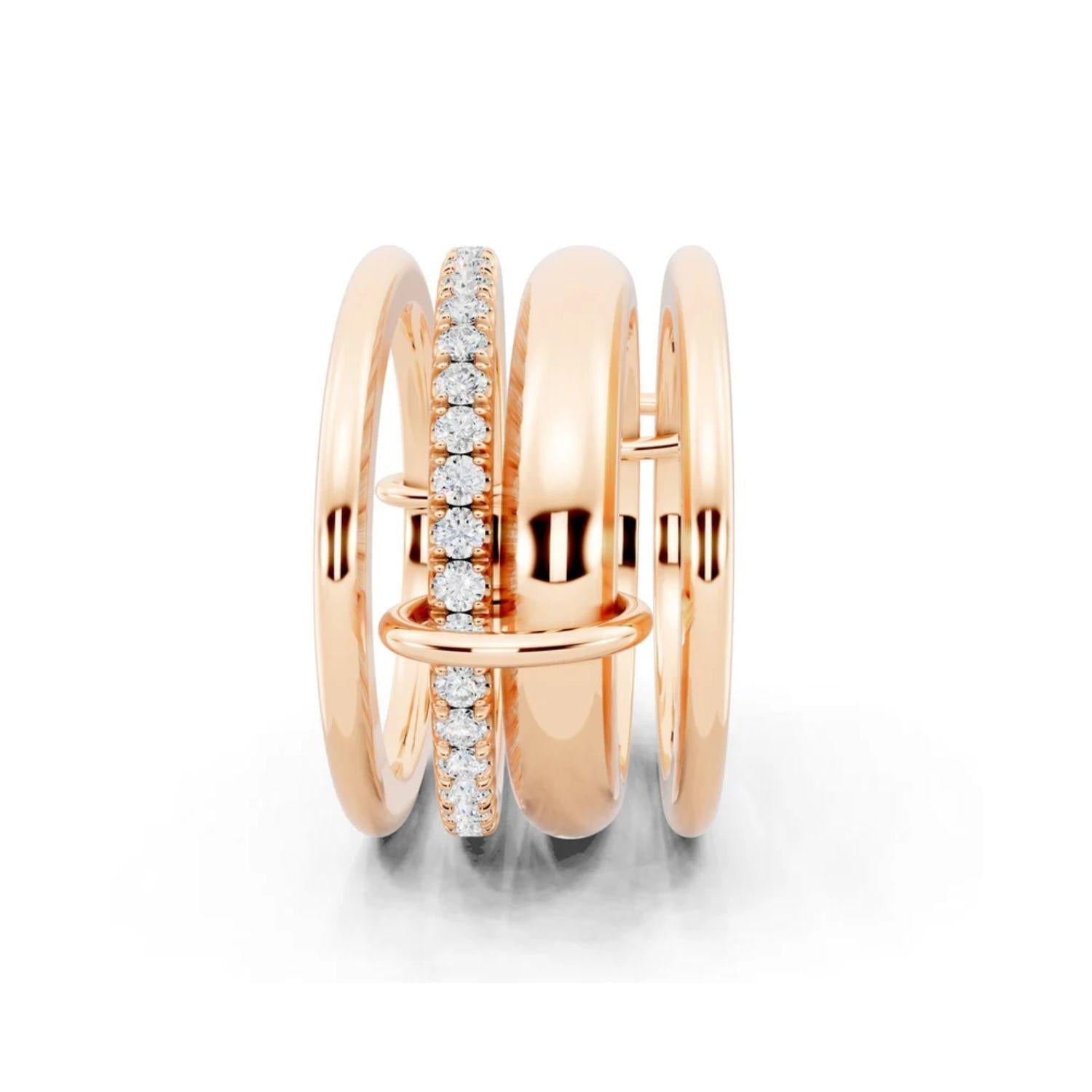 Golden Stacks Ring