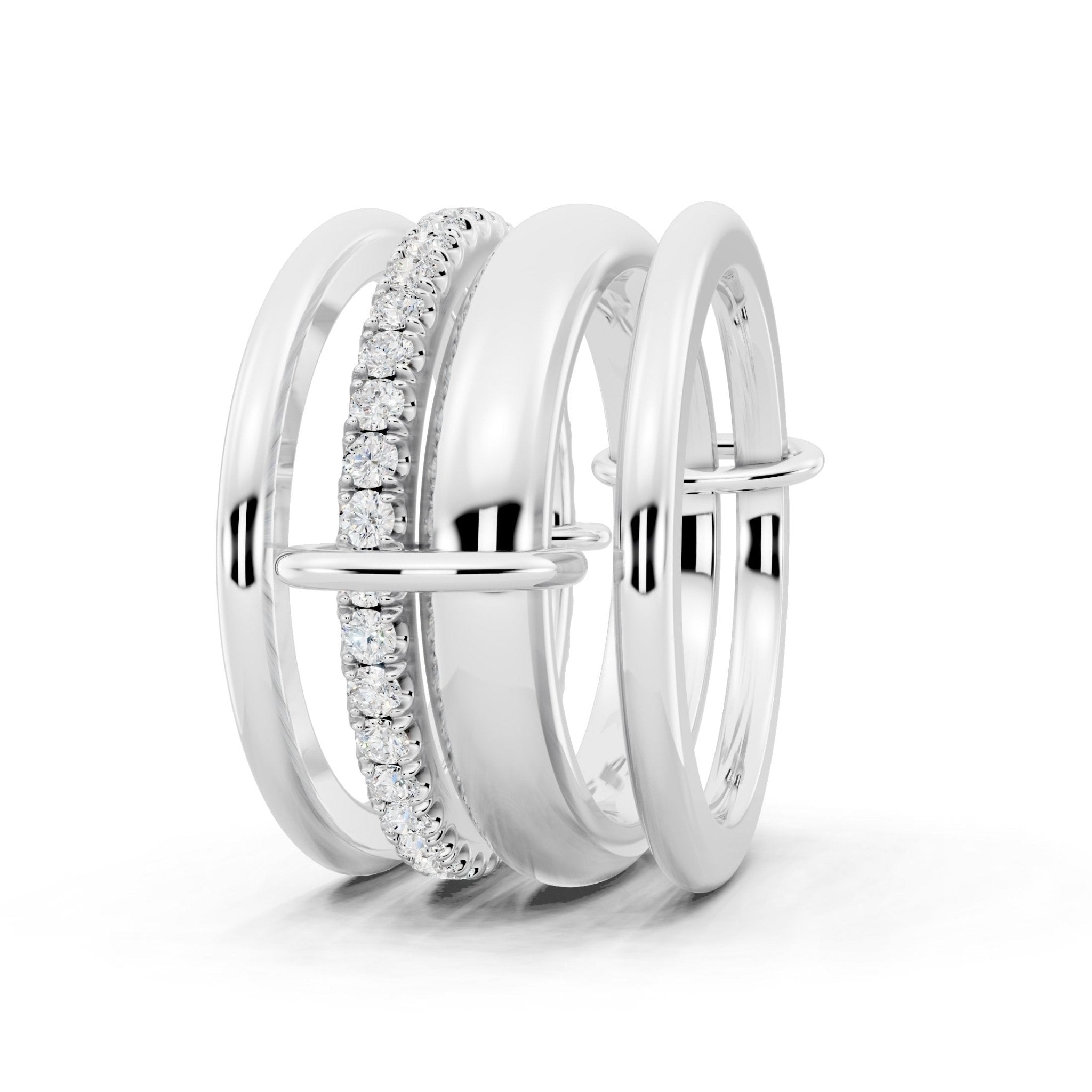 Golden Stacks Ring