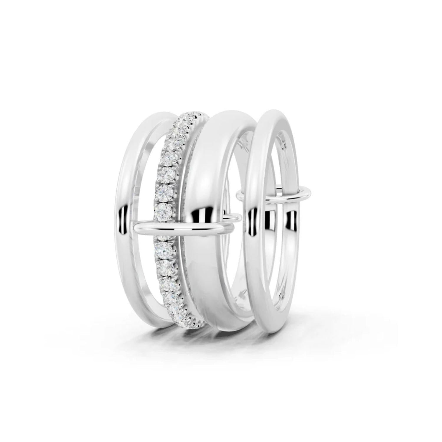 Golden Stacks Ring