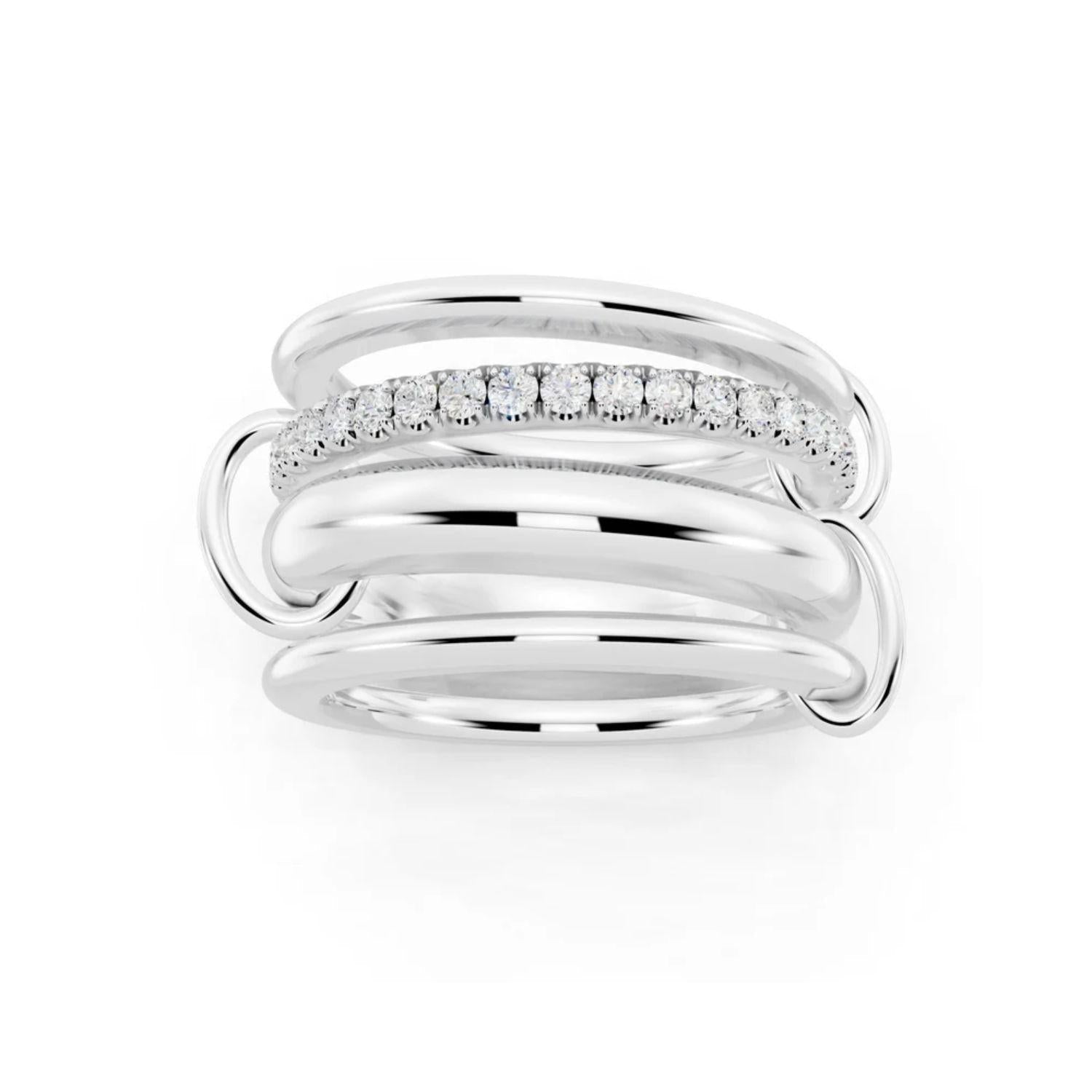 Golden Stacks Ring
