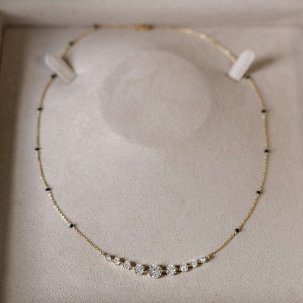 Graduated Diamond Mangalsutra