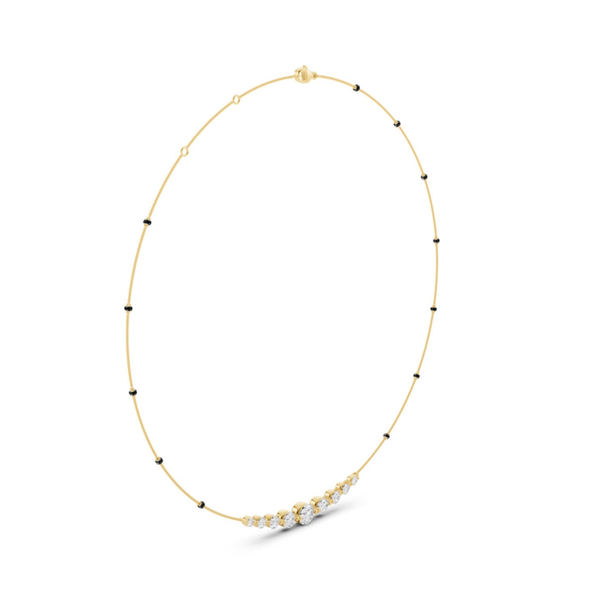 Graduated Diamond Mangalsutra