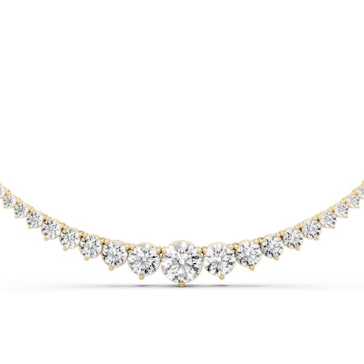 Graduated Diamond Riviera Necklace