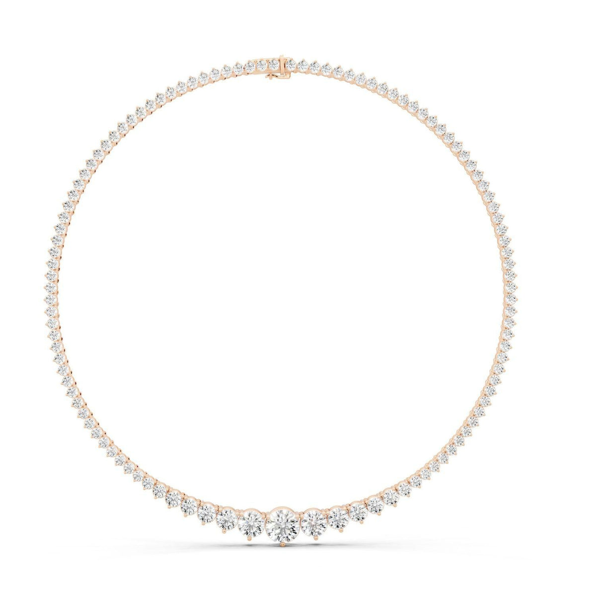 Graduated Diamond Riviera Necklace