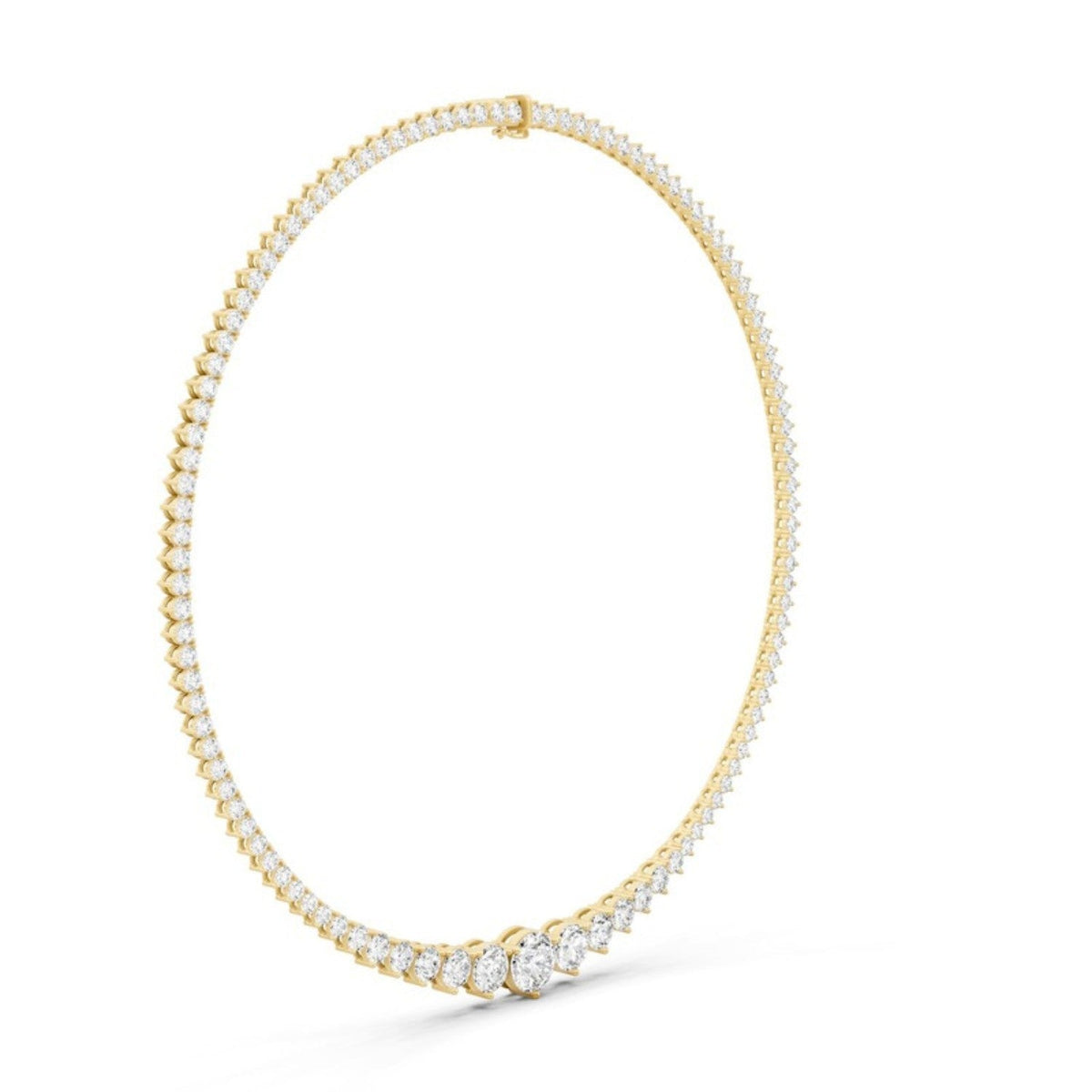 Graduated Diamond Riviera Necklace