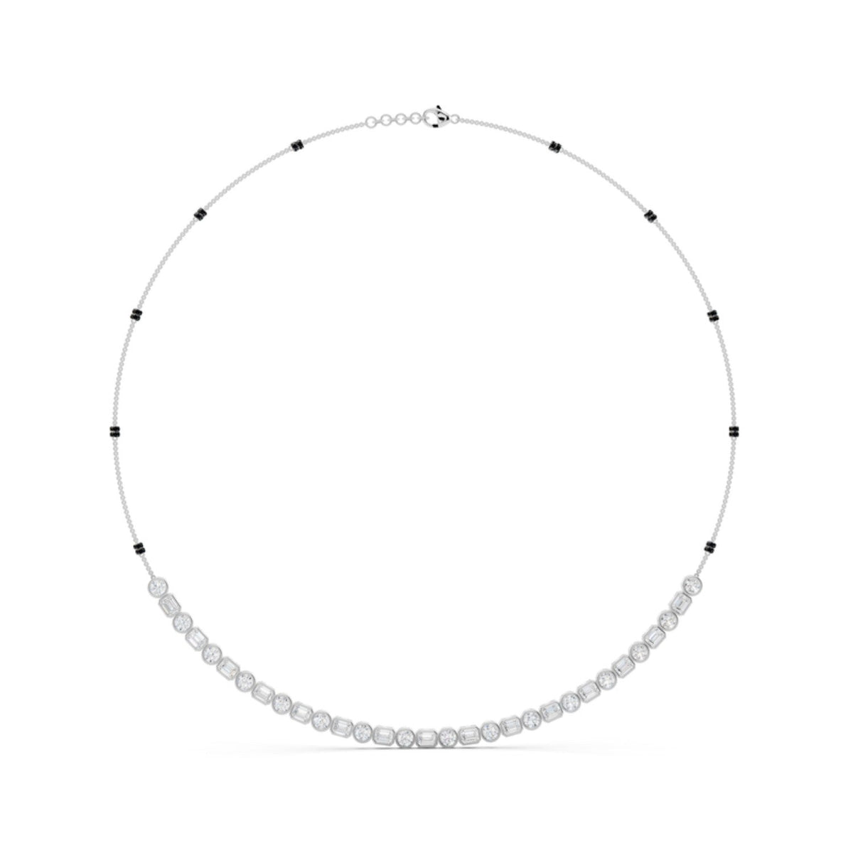 Half Riviera Diamond Mangalsutra