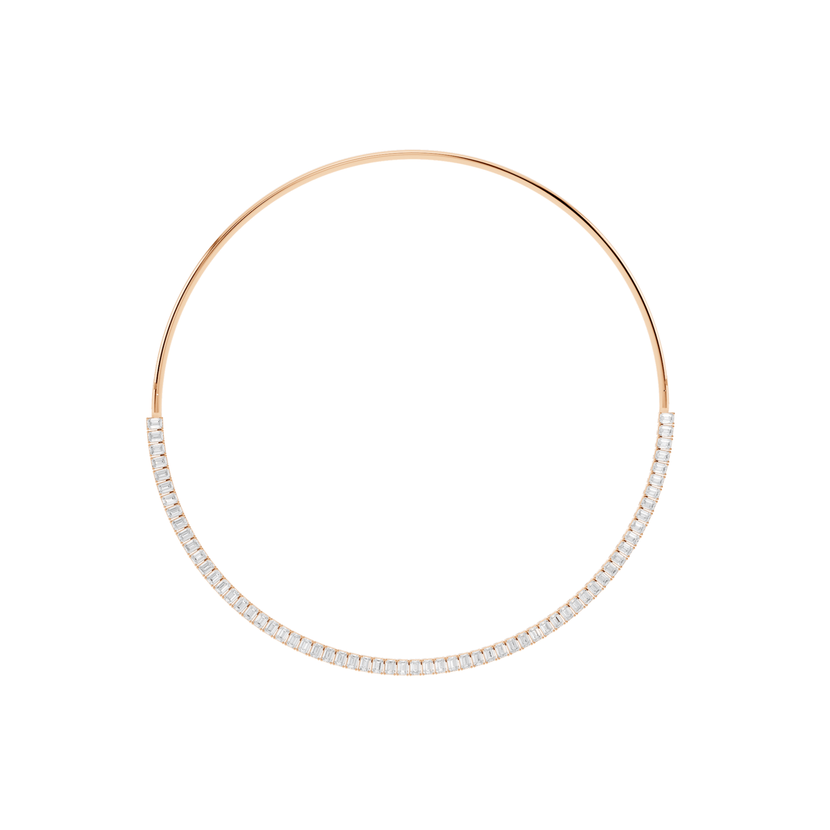 Half Riviera Lab-Grown Diamond Collar Necklace