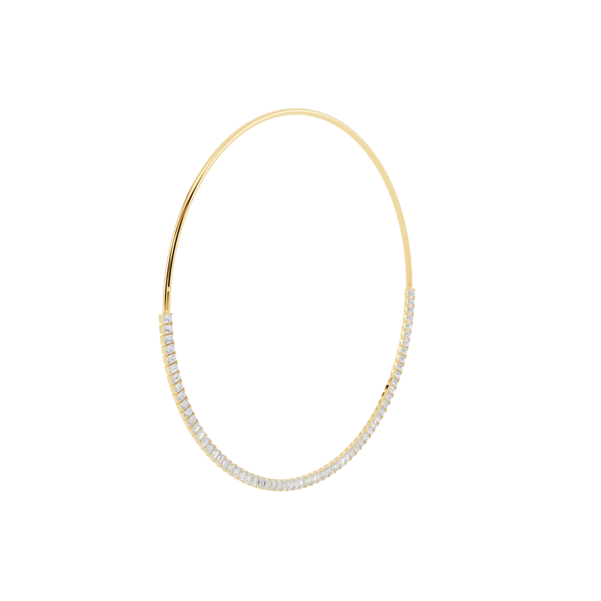 Half Riviera Lab-Grown Diamond Collar Necklace