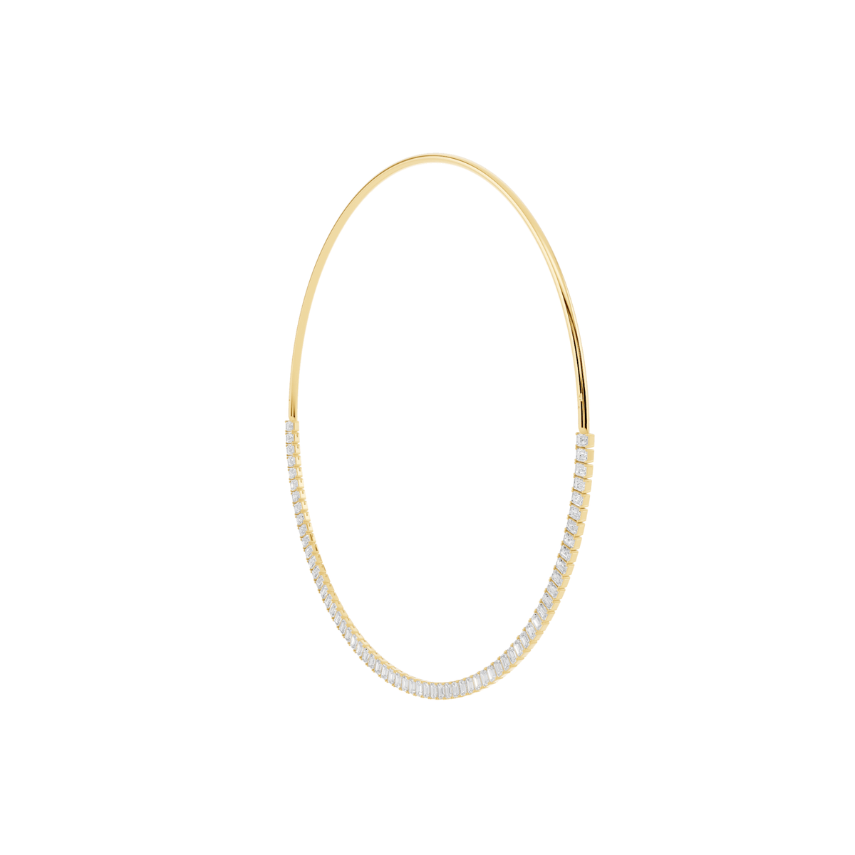 Half Riviera Lab-Grown Diamond Collar Necklace