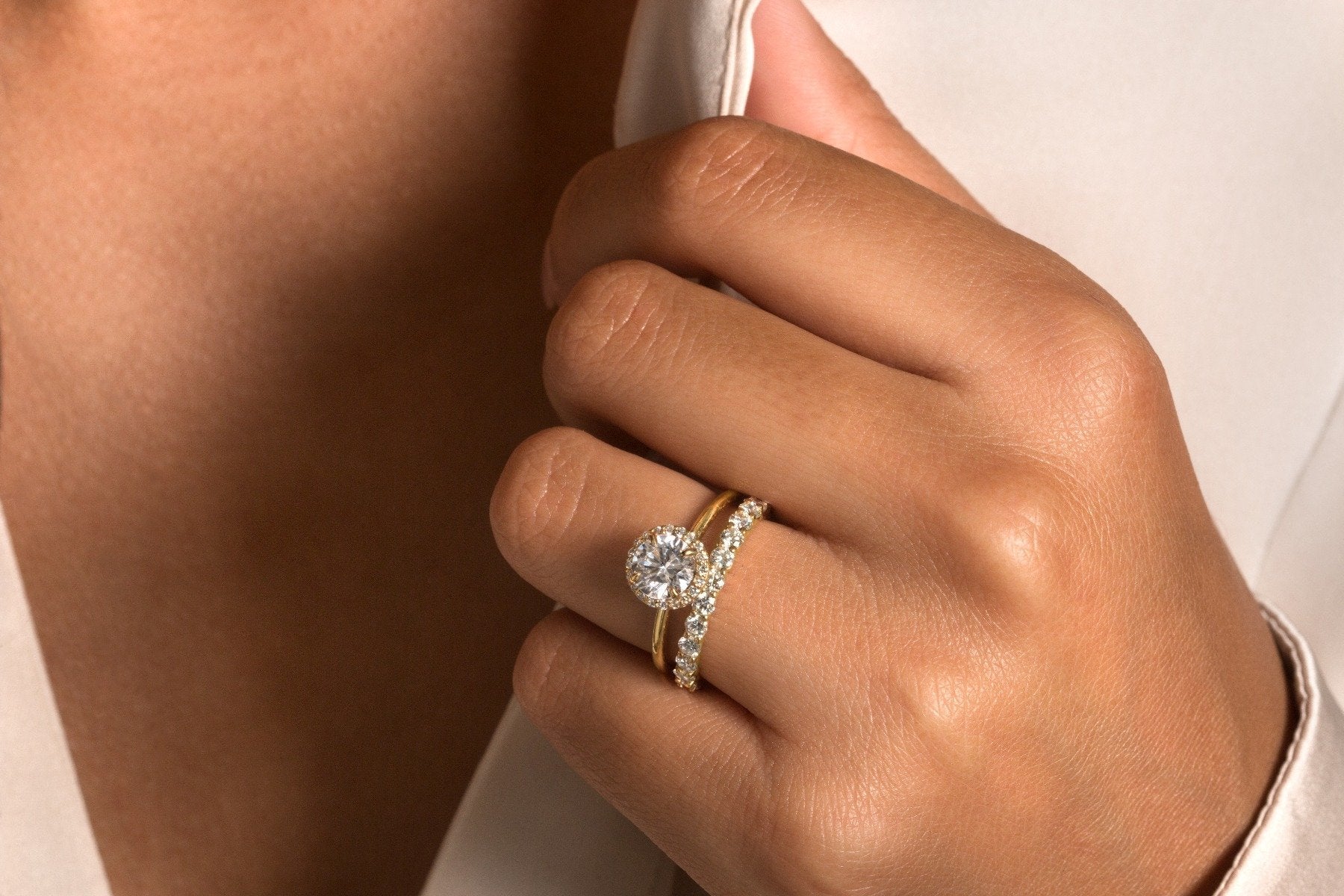 Halo Engagement Ring